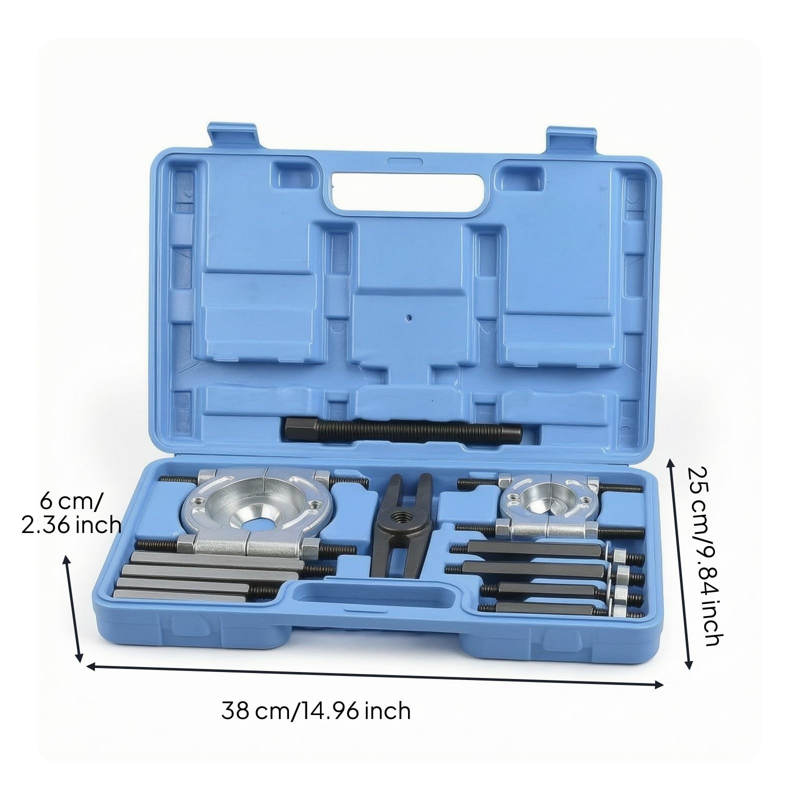 12 Pezzi Kit Estrattore Cuscinetti Robusto Estrattori Cuscinetti Completo Utensili per Meccanici