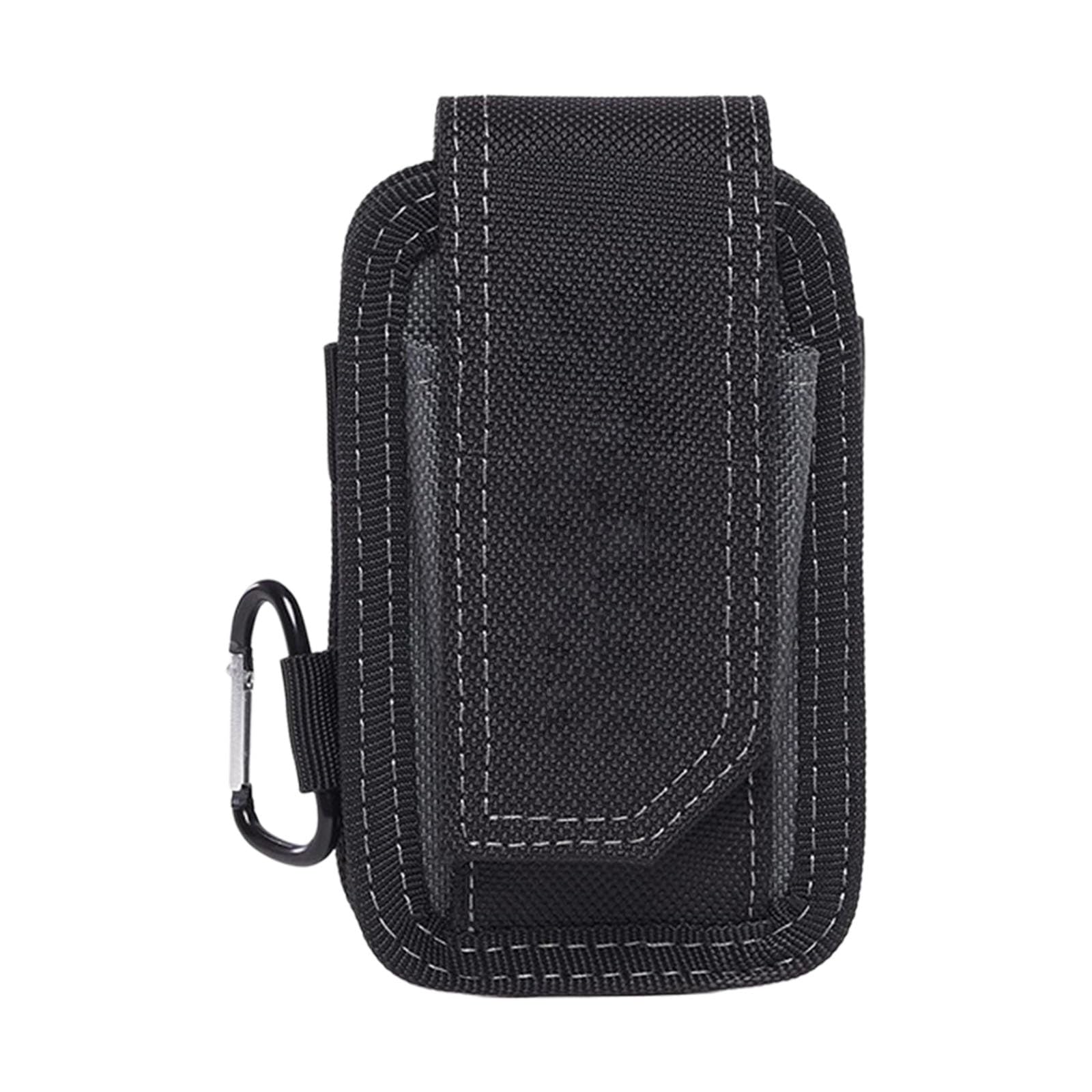 Custodia per telefono con clip verticale in metallo per | Fessure laterali con fodera morbida Scomparto principale Accesso all ' officina Carry Repair Task Organizer
