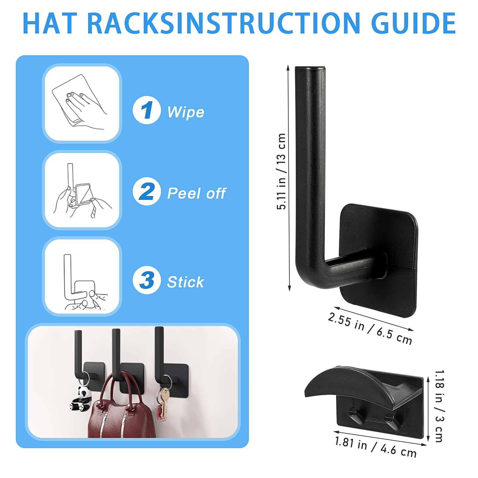 Porte-chapeaux, Organiseur De Casquettes De Baseball Pour Ur Ou Porte