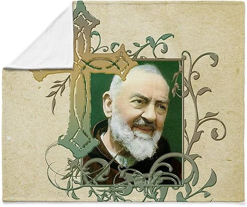 Miniatura 4 de CafePress Padre Pio - Manta de forro polar súper suave, 60 x 50 pulgadas