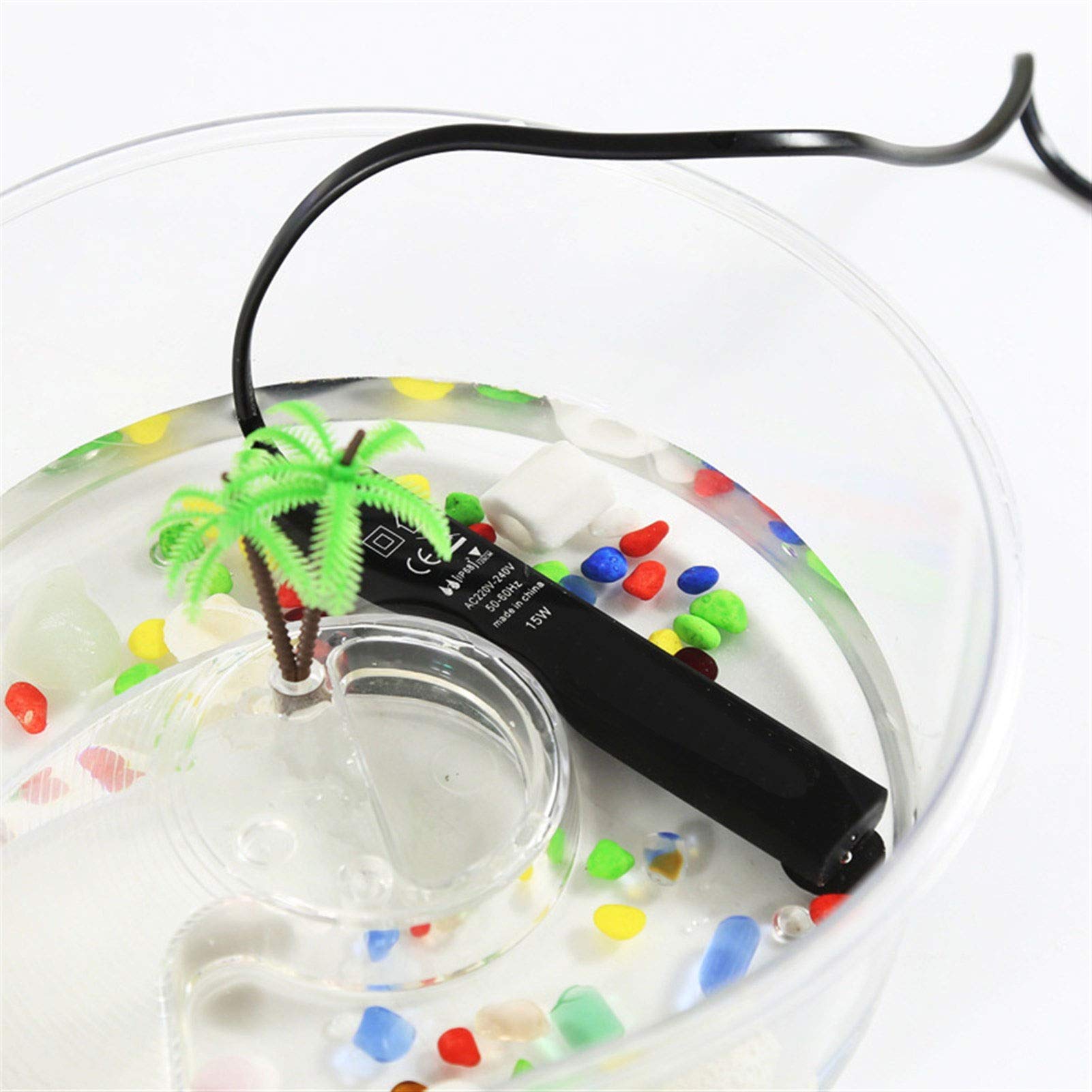 Riscaldatore per Animali Domestici 15W / 25W Acquario Mini Riscaldamento Rod Fish Tank Turtle 25-28 Gradi di Temperatura costante Automatico sommergibile del riscaldatore (Size : 15W)