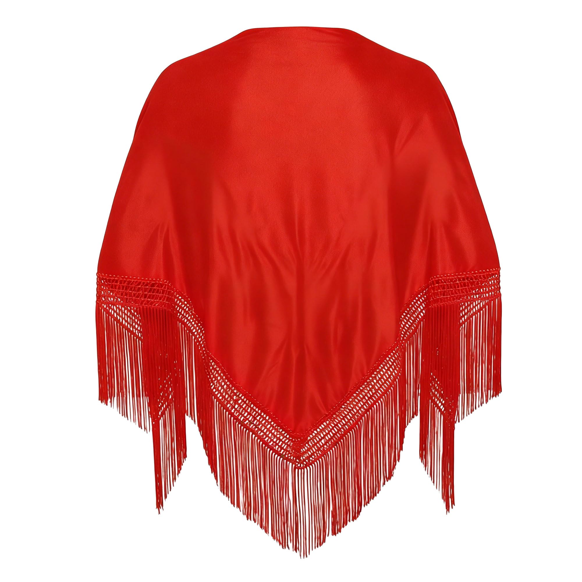 Wildarms Mantón de Sevillana Bordado con Flecos para Flamenco Feria Disfraz Baile Tradicional Mujer — view 33