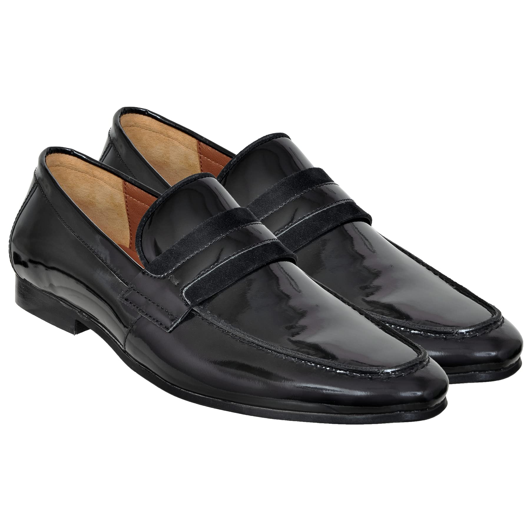 Hx LondonGenuine Patent Leather Exotic Party and Office Formal Wear Shoe