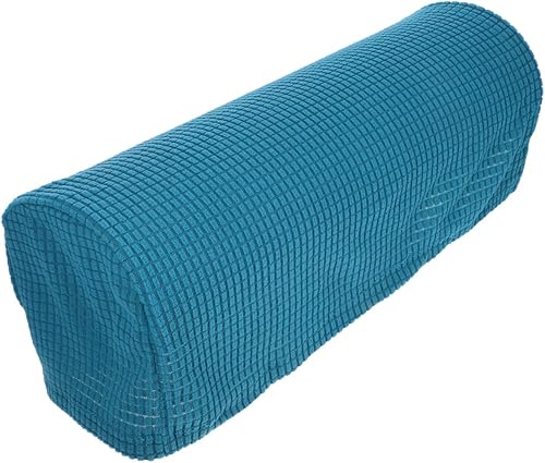SUPVOX 2 fundas elásticas universales para reposabrazos de sofá, protectores de brazo de sofá de poliéster elásticos para el hogar y la oficina,