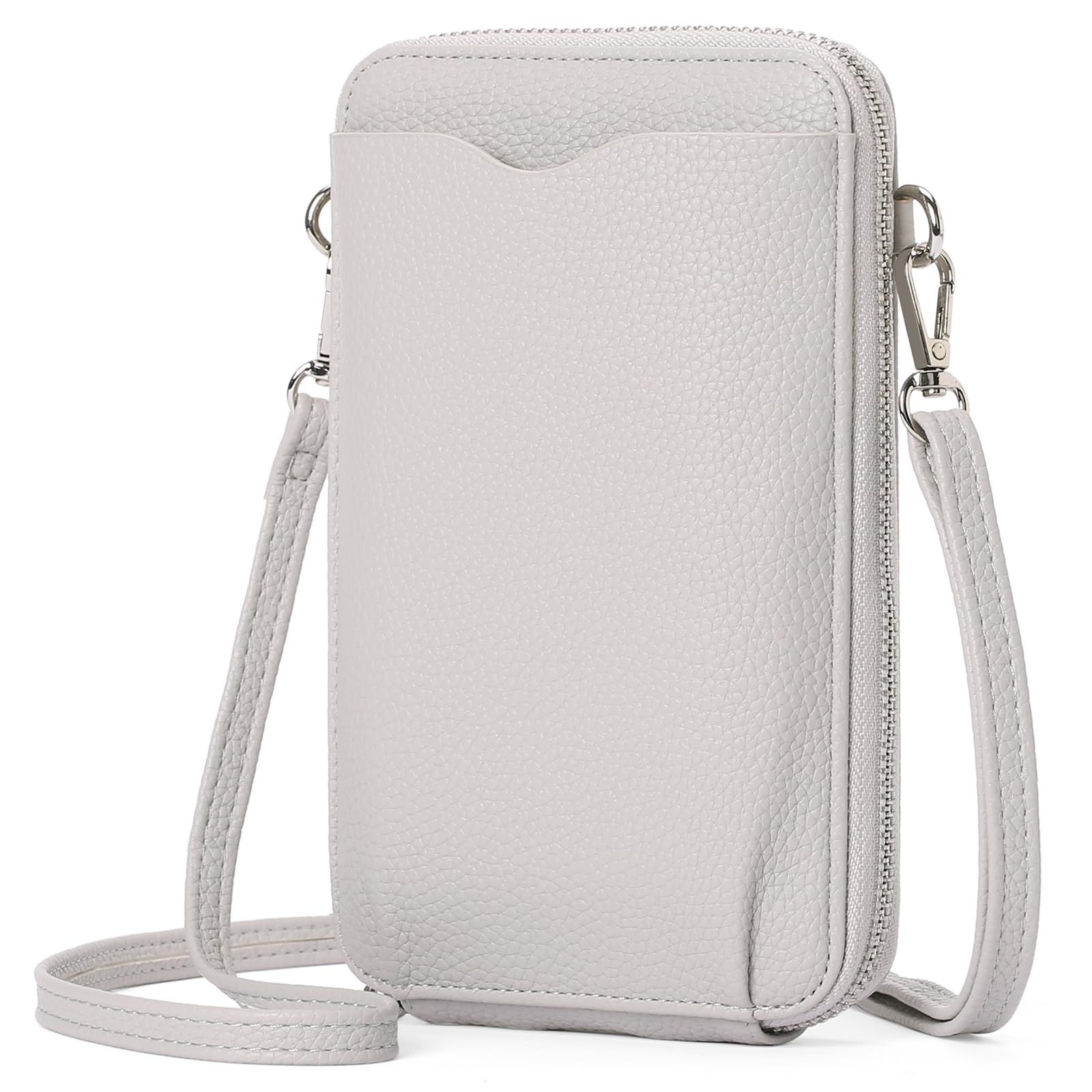 RNIEGA Small Crossbody Bags for Women Leather cell Phone Bag Wallet Purse with Credit Card Slots Adjustable Strap