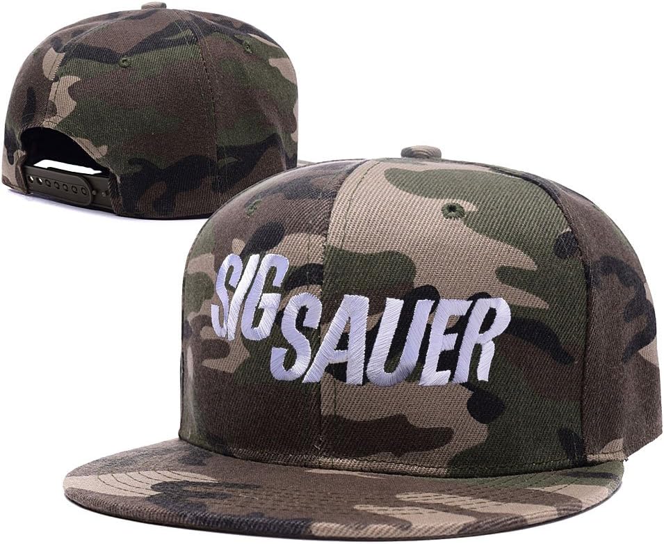 Carrie Sig Sauer Logo Embroidery Camo Cap Camouflage Snapback Hat