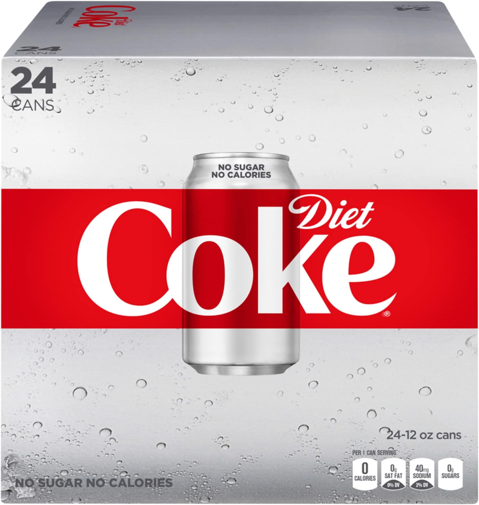 Diet Coke, 12 Oz, Case Of 24 Cans