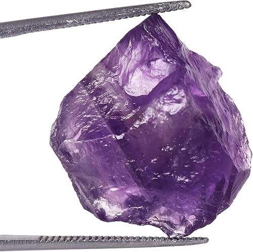 Miniatura 2 de GEMHUB Piedra preciosa de amatista natural para Reiki, corte, girar, envolver certificado EGL 13.55 ct