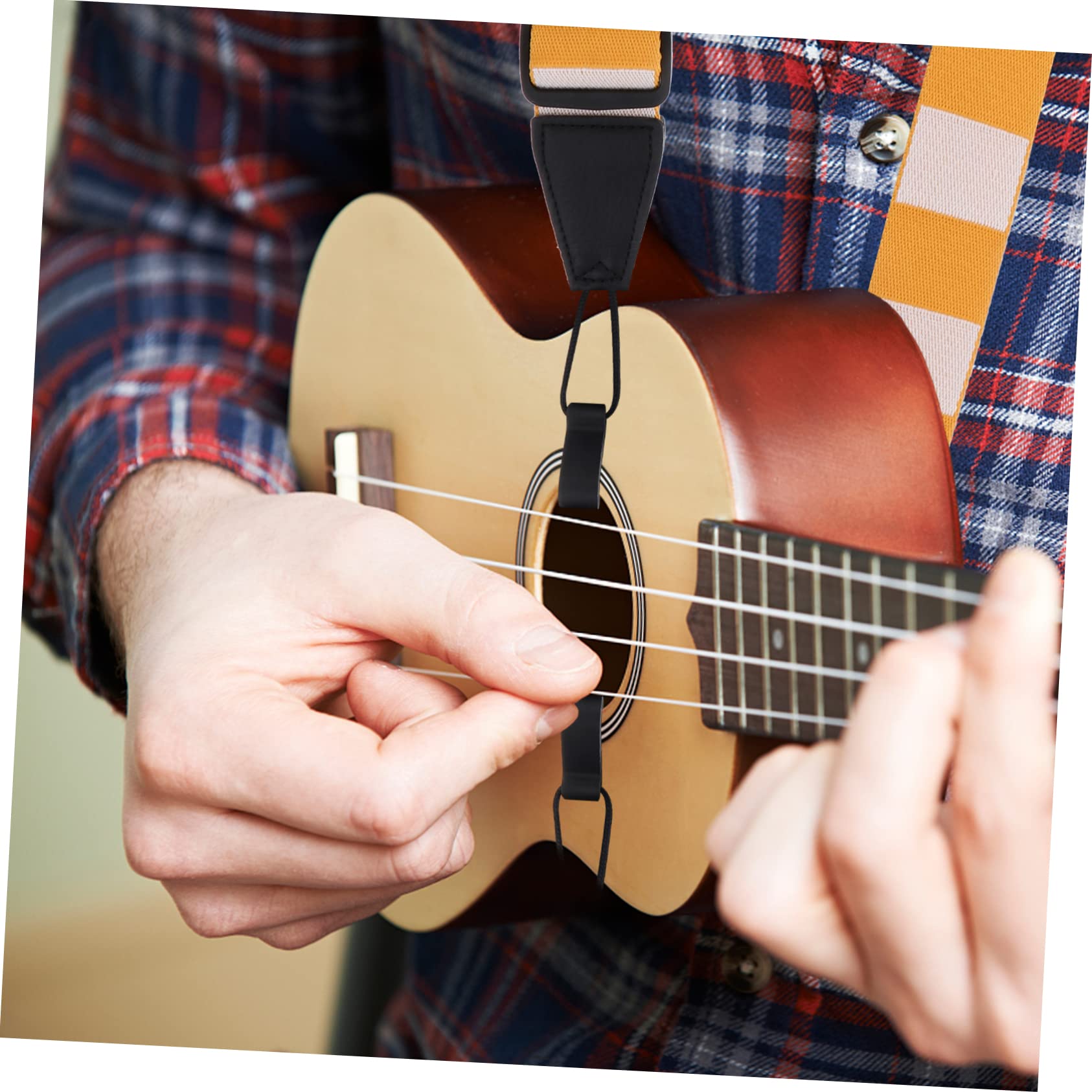 ibasenice 3stücke Ukulele Gurt Aus Strapazierfähigem Punch-freier Schultergurt Für Ukulele Und Andere Instrumente Langlebige Und Attraktive Farbgestaltung Für Musikaufführungen Und