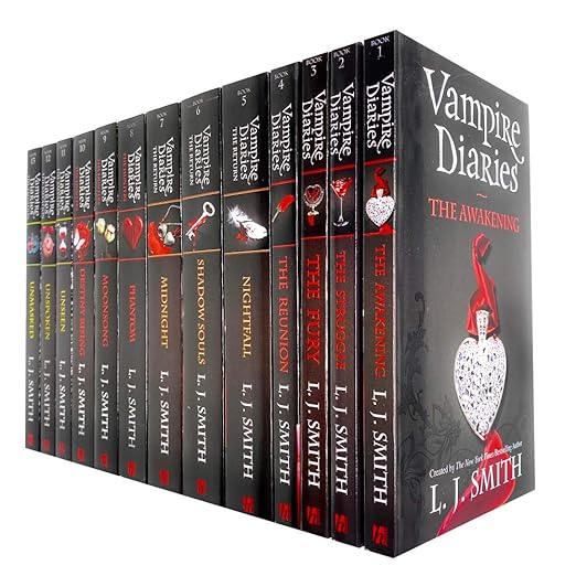 Vampire Diaries Complete Collection 13 Books Set by L. J. Smith (The Awakening, The Return, The