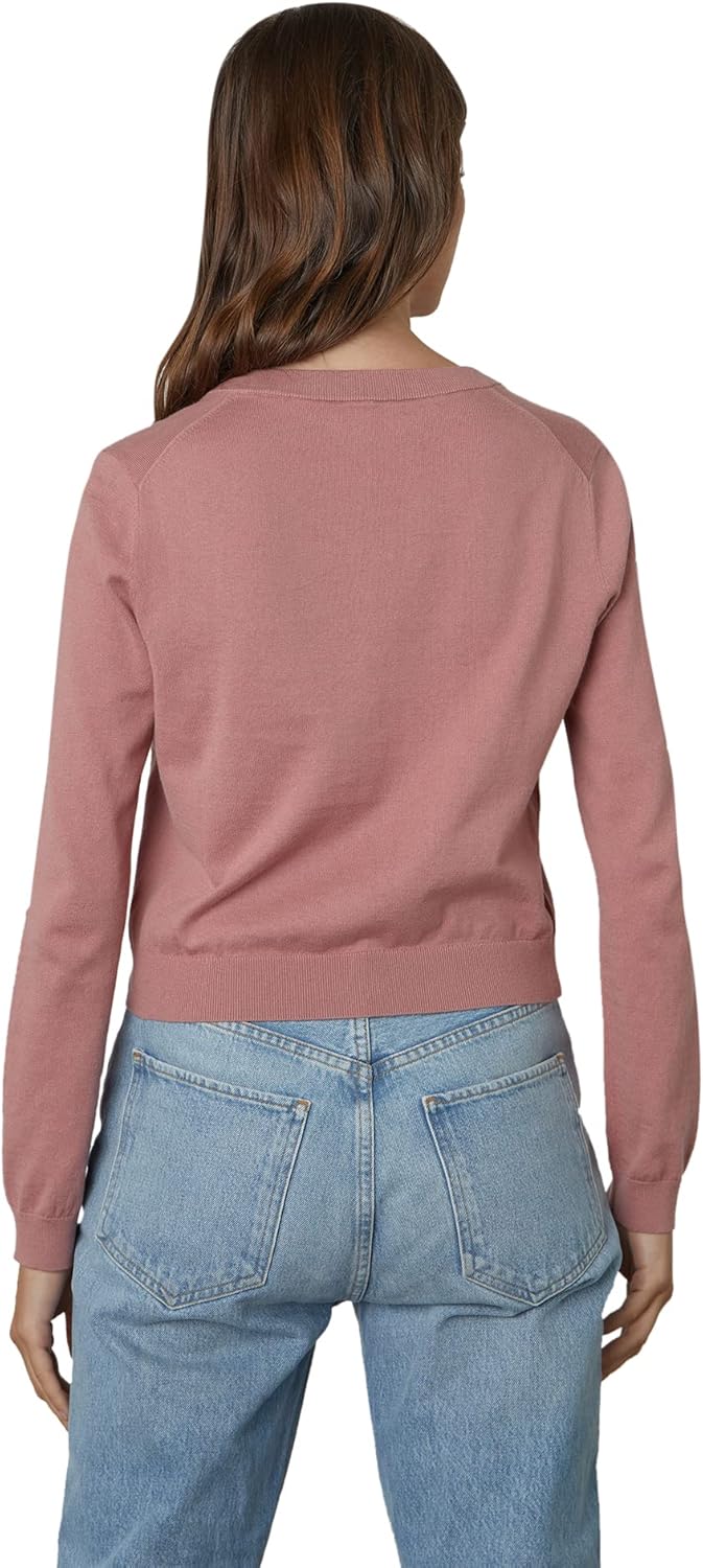 Velvet by Graham & Spencer Women's Mandie Lux Cotton Cashmere Cardigan Sweater - Image 2