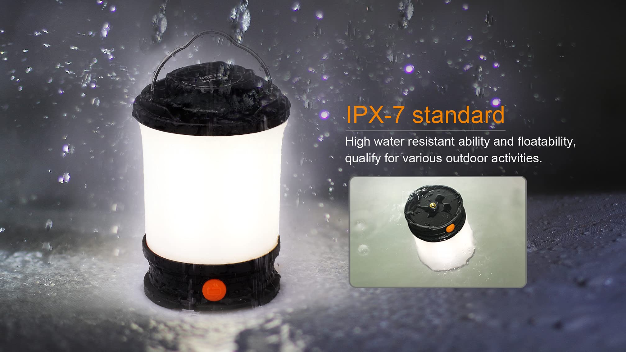FENIX Flashlights CL30R Lanterne de Camping Noir 19,4 x 9,8 x 9,6 cm