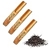 Haidong Bamboo Tea Spoon Set (3 Pack, Carved)