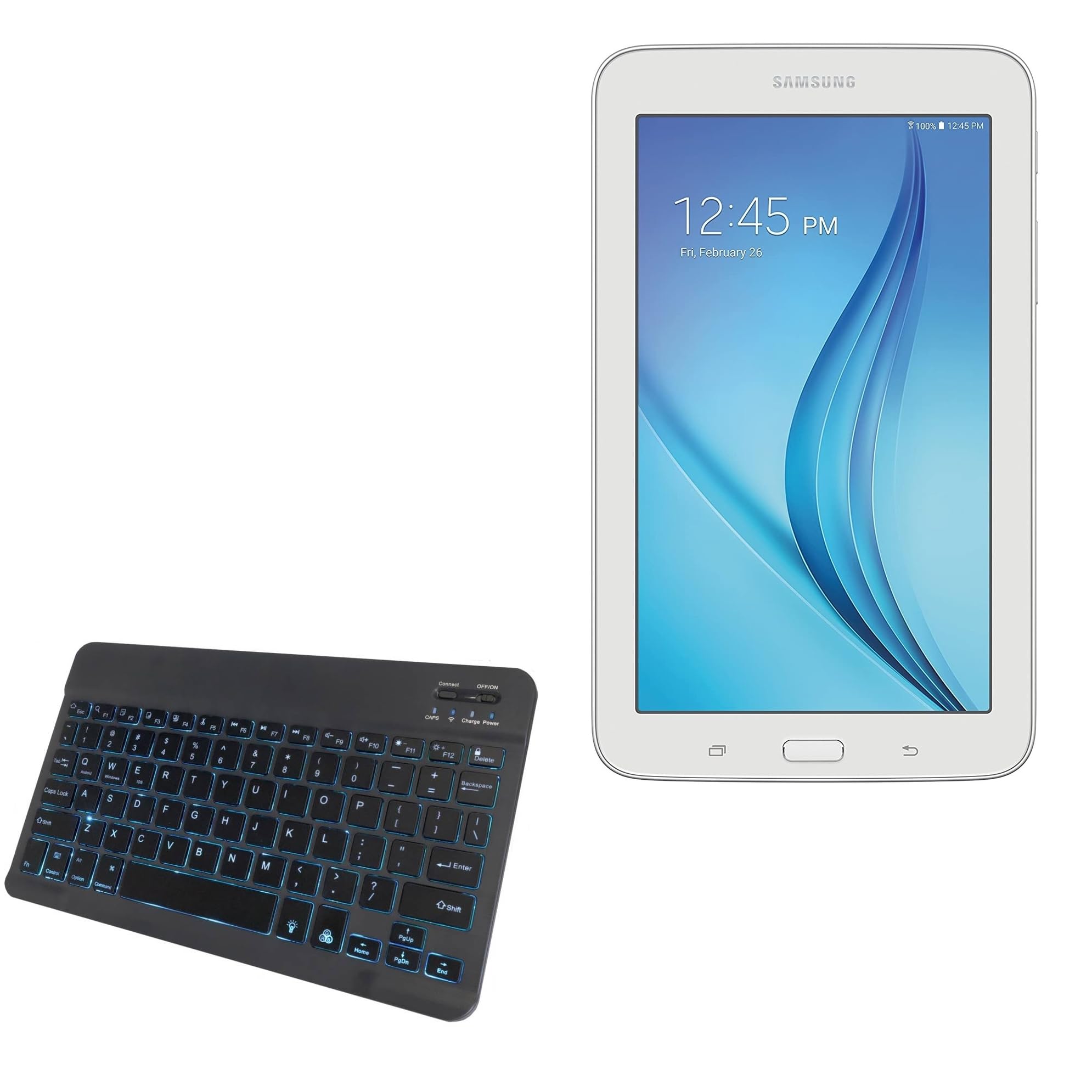 BoxWave Keyboard Compatible with Samsung Galaxy Tab E Lite 7