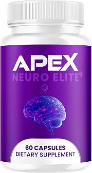Apex Neuro Elite Capsules - Official ApexNeuro Elite Pills Advanced Formula Support Maximum Strength, All Natural Ingredients Vitamins for Overall Health & Wellness, 60 Capsules for 1 Month