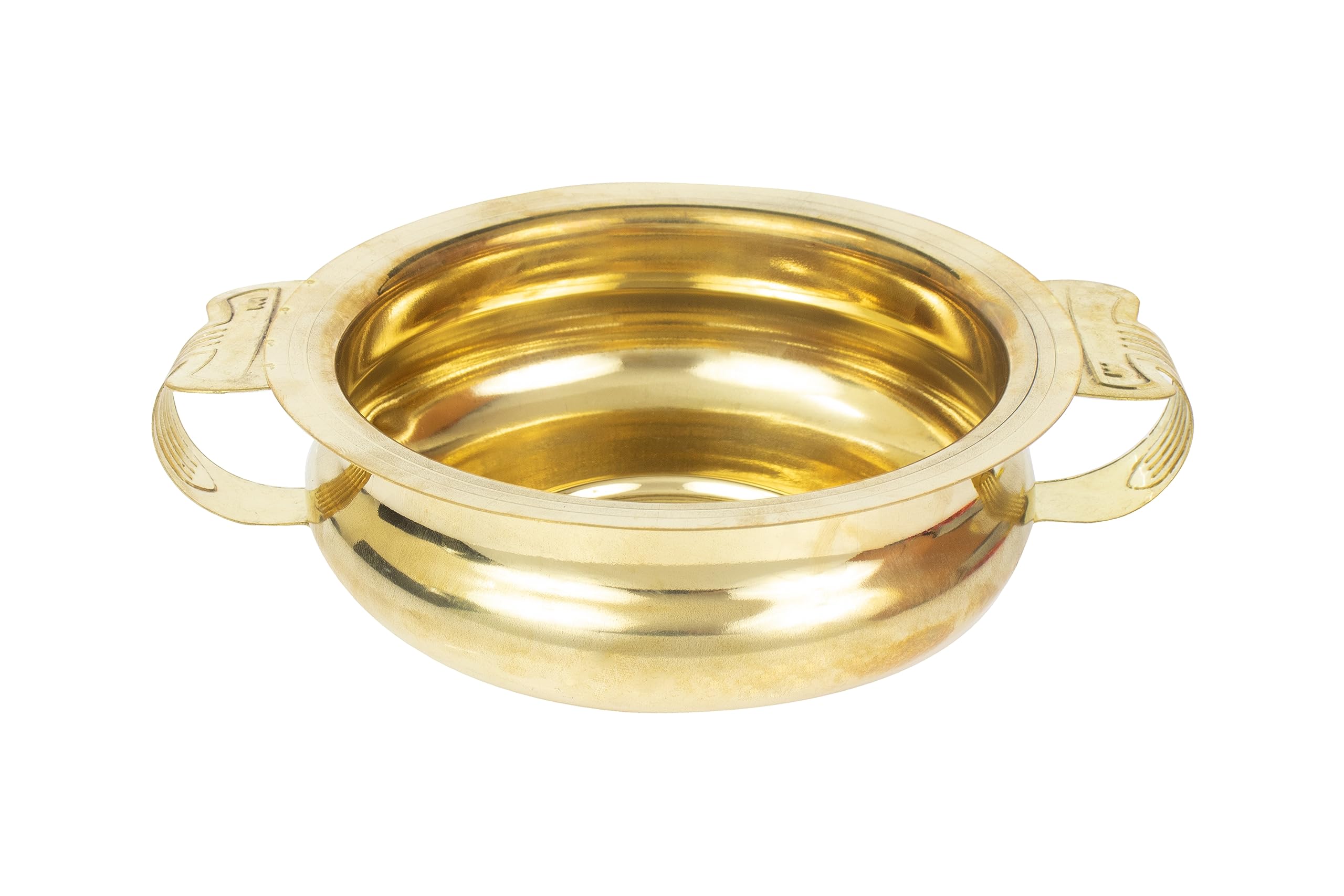 Putrika Brass Urli Decorative Bowl Vessel, Home Decor Festive Gift Item (16 CM) 1