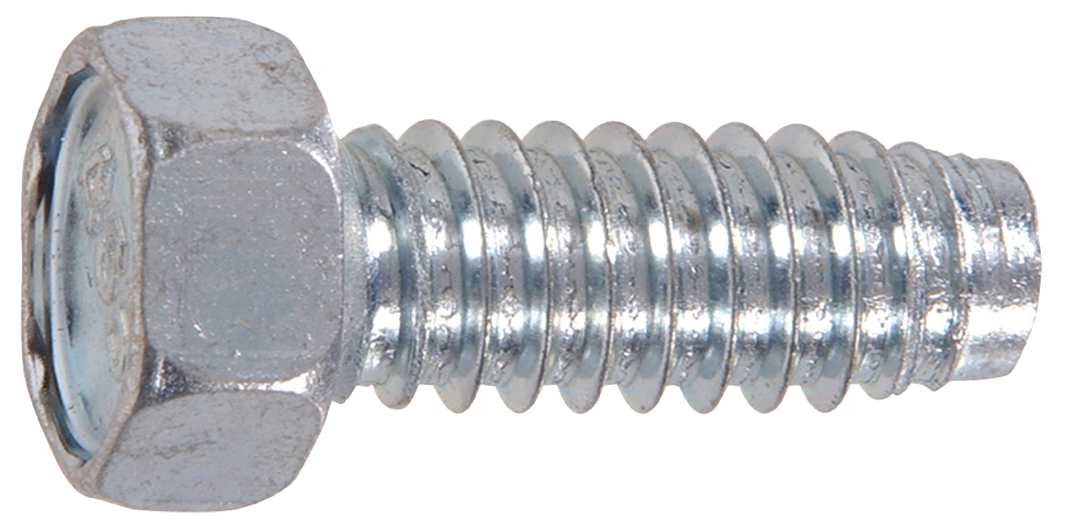 Vis à tête hexagonale tôle Hillman 1019 zinc 4x1/2 pour fixation rapide