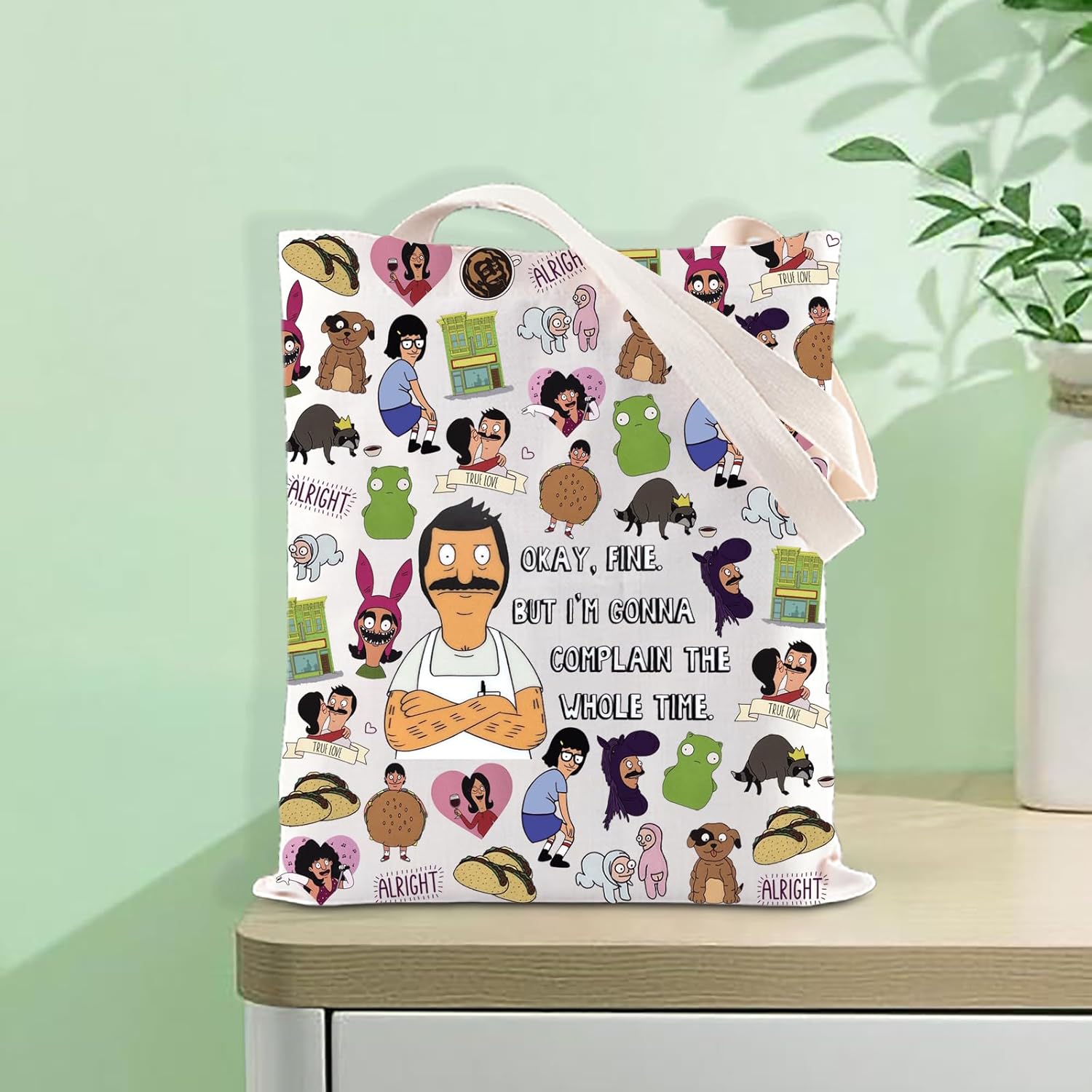 FOTAP Cartoon Family Inspired Tote Bag TV Series Fan Gift Cartoon Fan Merchandise - Image 7