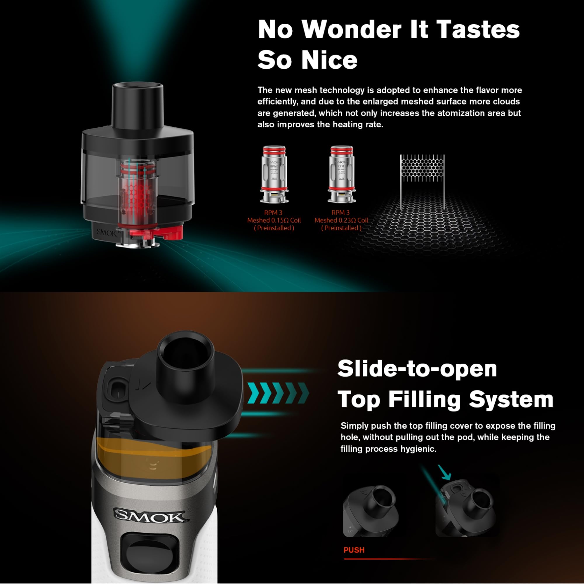 Smok RPM 5 & RPM 5 PRO Replacement Pods - 3 Pack - No Nicotine: Amazon.co.uk: Electronics & Photo Smok RPM 5 & RPM 5 PRO Replacement Pods - 3 Pack - No Nicotine: Amazon.co.uk: Electronics & Photo