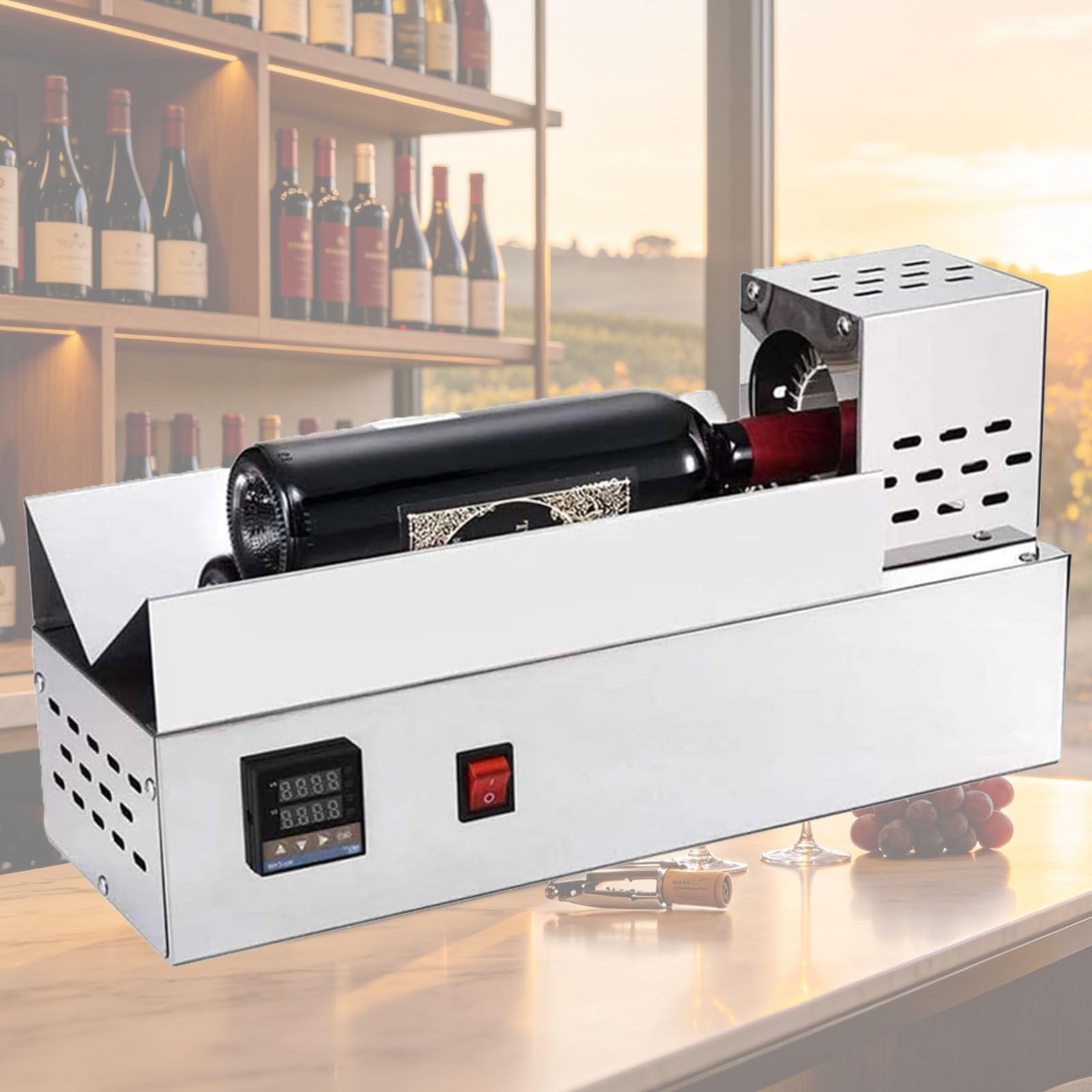 Kapselschrumpfgerät, Elektrische Schrumpfmaschine für PVC-Kapseln 600 W