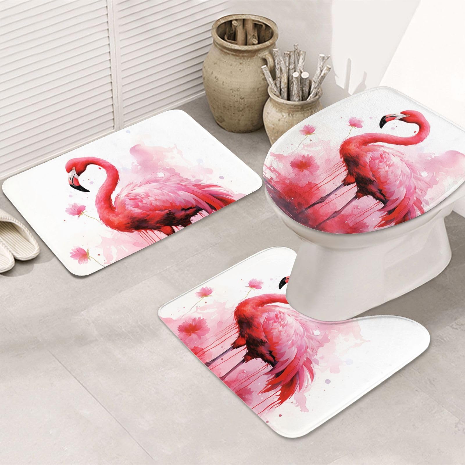 Tapis de bain antidérapant en microfibre contre les sols glissants