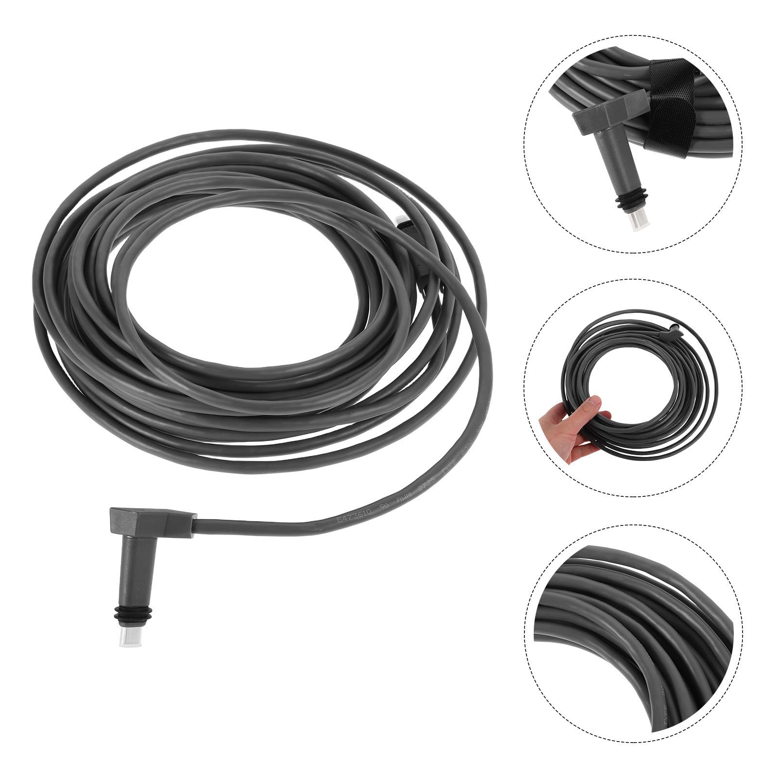 Kit de Rallonge pour Câble Réseau Cat 6 en Cuivre sans Gaine Pvc, Stable et Utilisation Facile pour Équipement de Communication Bureau la Maison