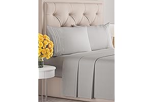 Queen Size 4 Piece Sheet Set - Ultimate Comfort, Breathability & Cooling