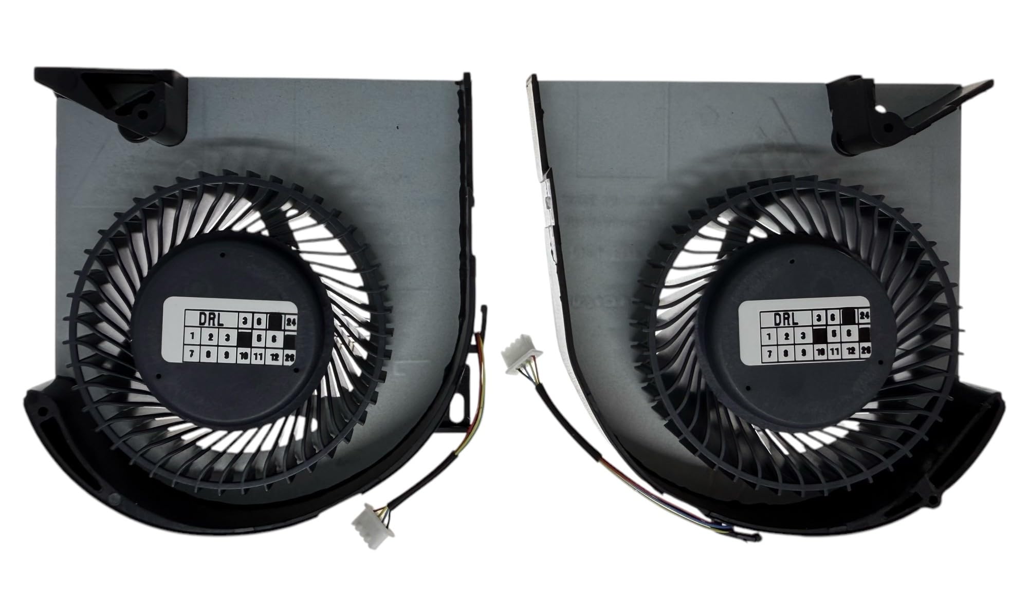 SET Ventola di Raffreddamento compatibile per Dell Precision 7530, 7540 PN: MG75090V1-C160-S9A, MG75090V1-C170-S9A, NS85C12-17G23, NS85C13-17G24