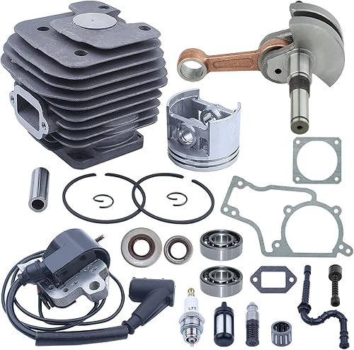Haishine Bobina de encendido de pistón cilíndrico de 2.047in apta para motosierras Stihl MS380 038 1119 020 1202