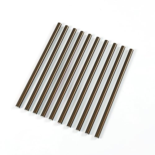 Miniatura 2 de Tilingview 10 piezas de borde de azulejos autoadhesivos de 12 pulgadas, azulejos decorativos de PVC para salpicaduras (bronceador)