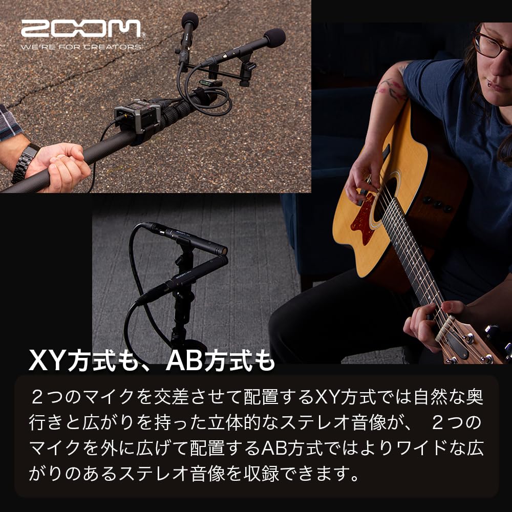 ZOOM ZPC-1 ペンシル型コンデンサーマイク 2本セット ズーム(楽器) ZOOM ZPC-1 ステレオマッチングペア ペンシル型