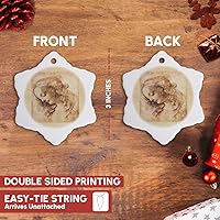 Vista 3 de 3dRose Florene – Famosa – Impresión de Arte de Leonardo da Vinci Mujer Retrato – Los Ornamentos