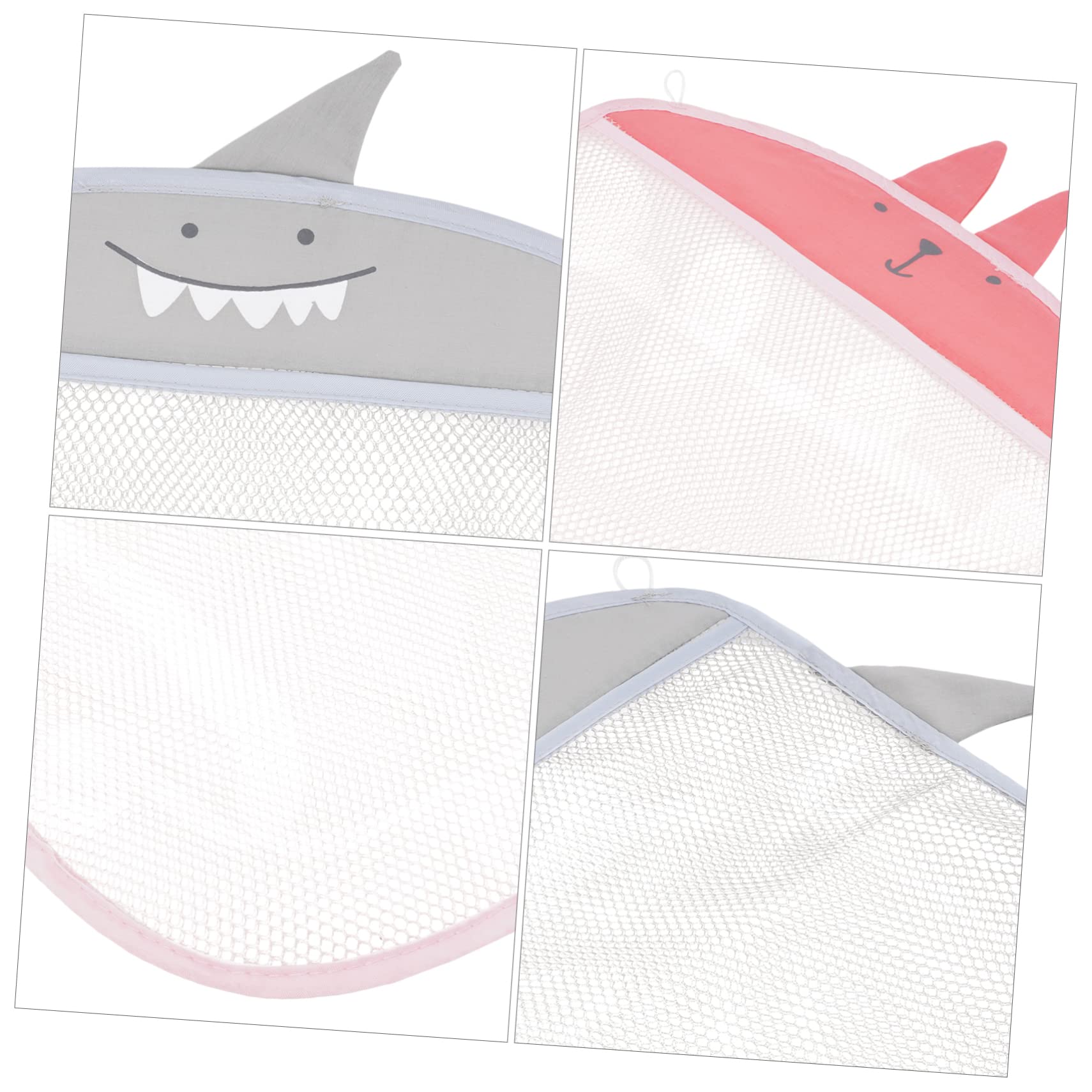 NOLITOY 2pcs Bathtub Toy Storage Mesh Organizer Cartoon Design Bath Toy Holder Cup for Easy Installation and Bathroom Essentials