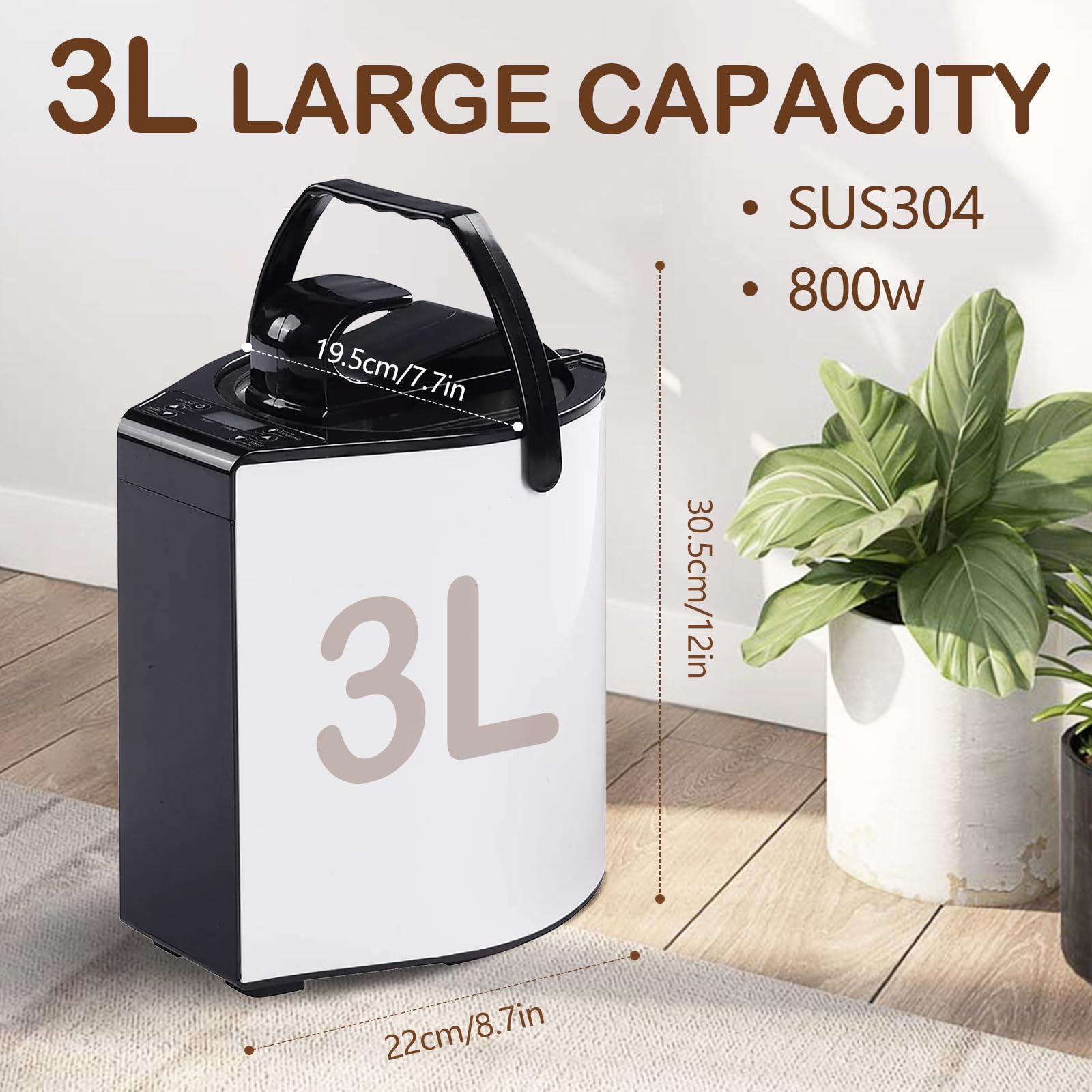 Sauna Vapeur Pot de Générateur de Vapeur Portatif 1000W 2.5L, Machine de Spa à Domicile Avec Télécommande/Accessoires, Vapeur Personnel Complet Salle de Bain pour Bain de Vapeur, Tonneau En Bois(EU Sauna Vapeur Pot de Générateur de Vapeur Portatif 1000W 2.5L, Machine de Spa à Domicile Avec Télécommande/Accessoires, Vapeur Personnel Complet Salle de Bain pour Bain de Vapeur, Tonneau En Bois(EU