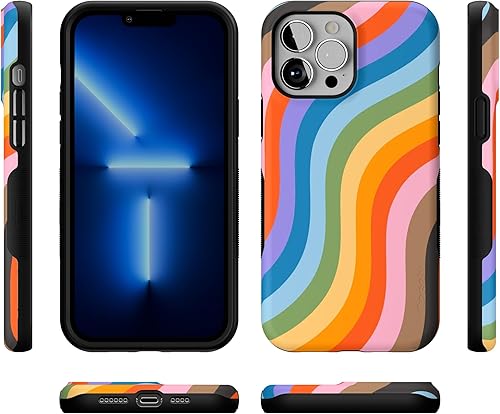 Miniatura 1003 de Casely Funda para iPhone 13 Pro Max Jardín dorado Floral de girasol amarillo Compatible con MagSafe Diseño protector audaz Jardín Dorado