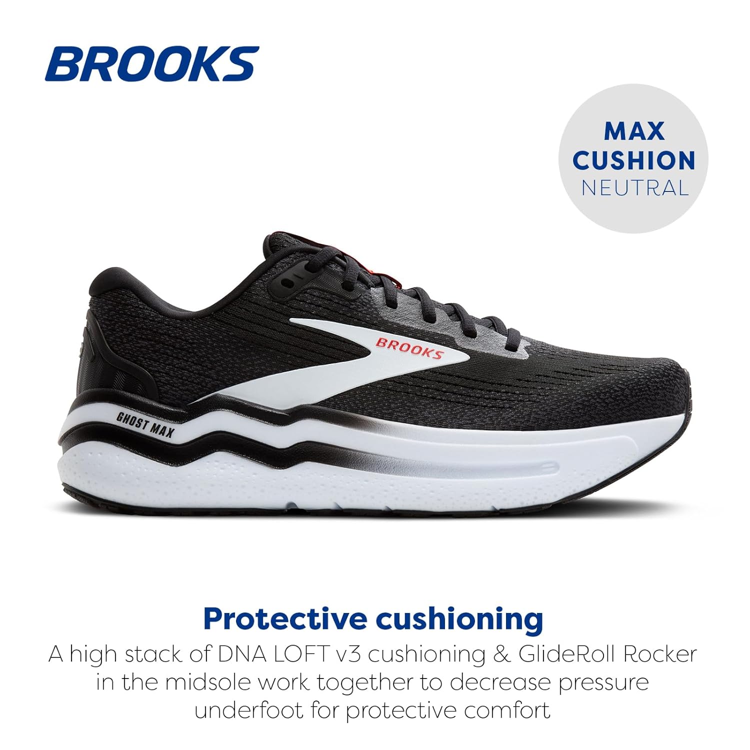 Brooks Men’s Ghost Max 2 Running Shoes: Maximum Cushioning Brooks Men’s Ghost Max 2 Running Shoes: Maximum Cushioning - Image 2