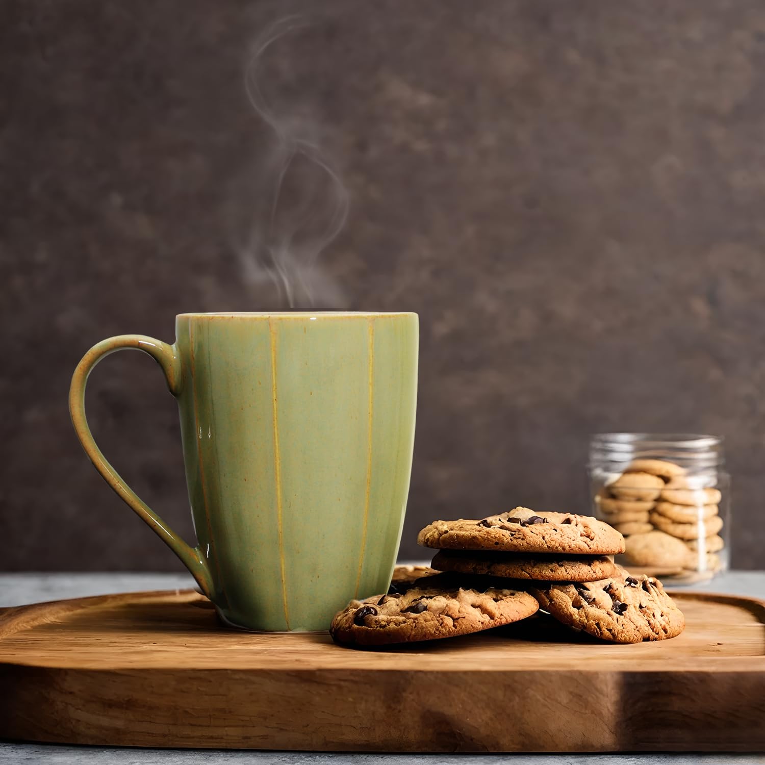 House of Retails Porcelain Tea and Coffee Large Mug - Set of 1, 350 ML Glossy Finish | Scratch Resistant and Dishwasher Safe | Tea Green (B0CR7CSWBW) Amazon Price History, Amazon Price Tracker