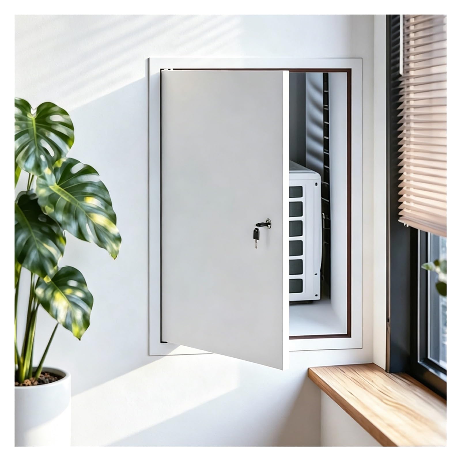 SRNSAEB Trampilla Pladur Panel Panel De Acceso Metálico para Techo O Pared Montaje Enrasado para