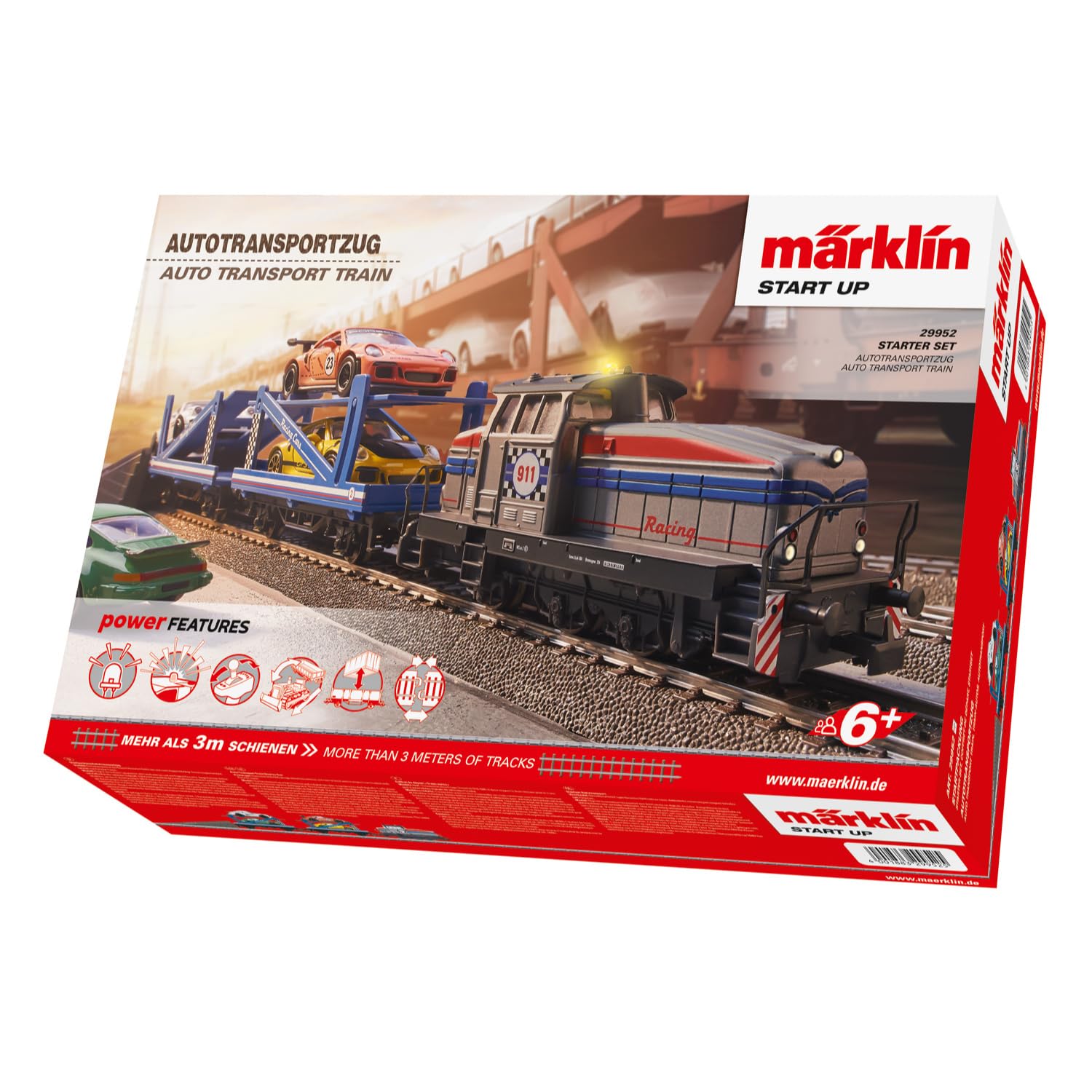 Märklin 029952 model kolejki pakiet startowy samochód transportowy kolorowy
