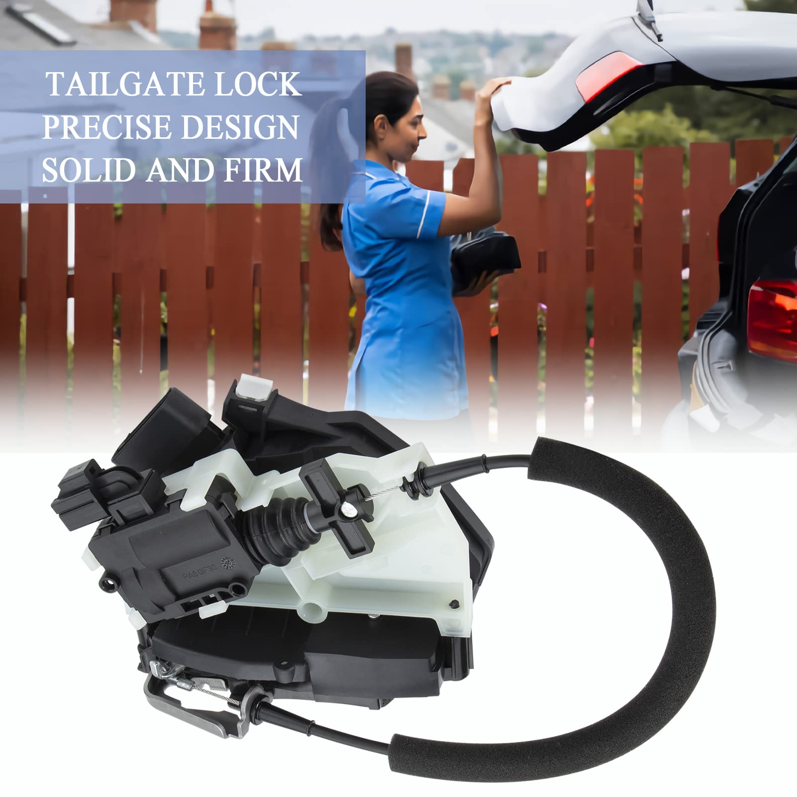 Cerradura de Portón Trasero CN15-A219A-NE Pestillo de Tapa de Maletero para Ecosport 2013-2017