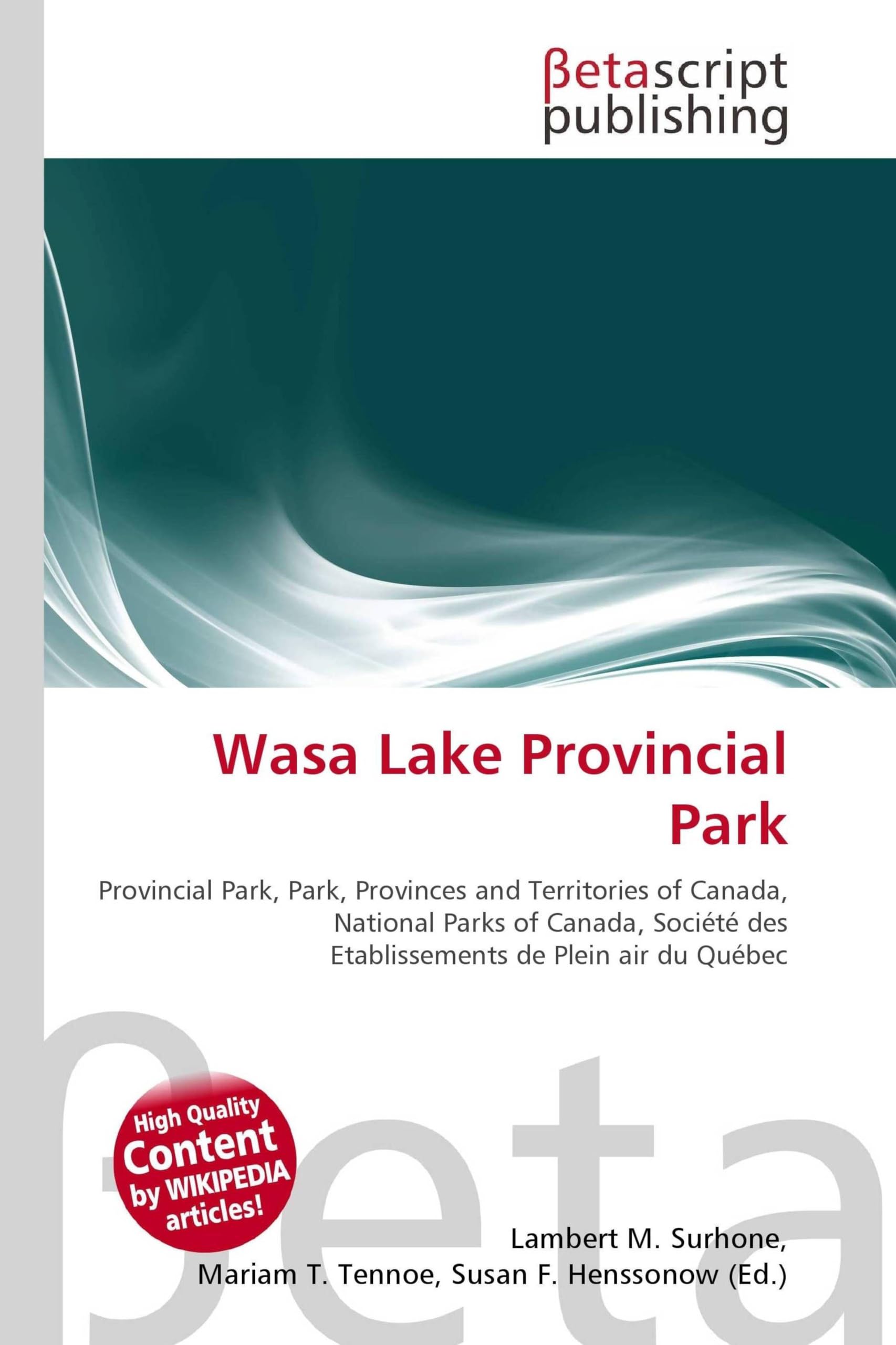 Wasa Lake Provincial Park l'élégance des parcs nationaux du Canada en affiche mat
