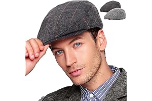 Adjustable Newsboy Gatsby Cap for Men Boston 25 News Light Casual Flat Caps