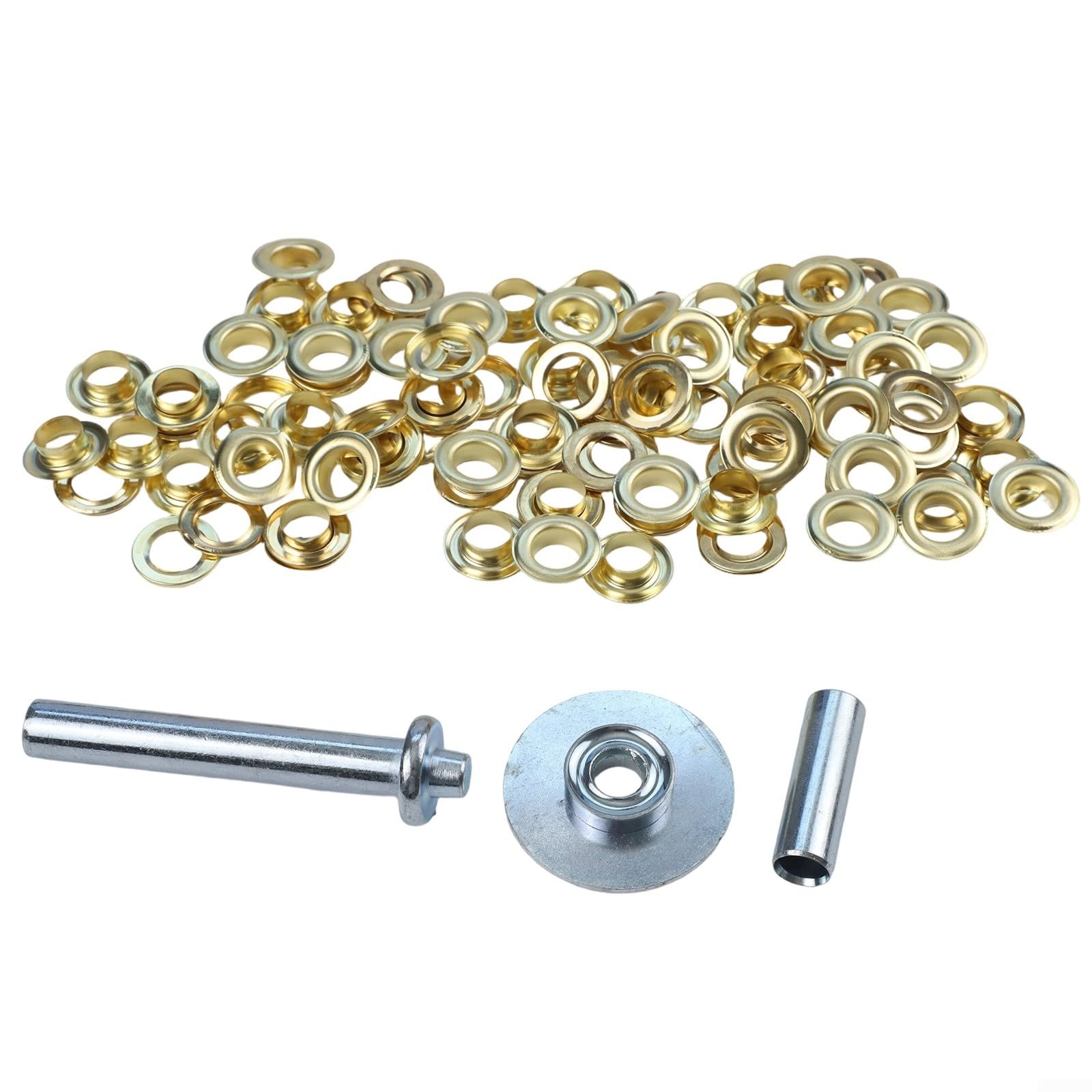 Kit de ojales de latón de 12 mm para asegurar la cubierta de piscina en invierno