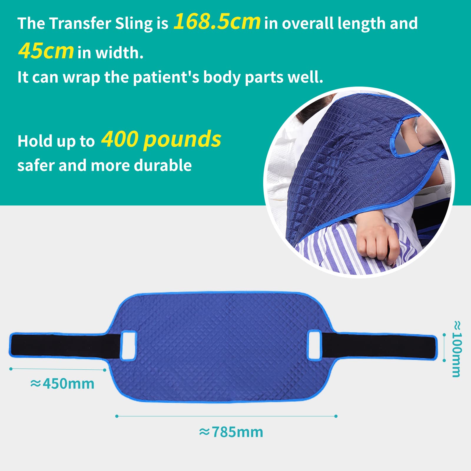 Patient Turning Belt - Elderly Transfer Sling -6