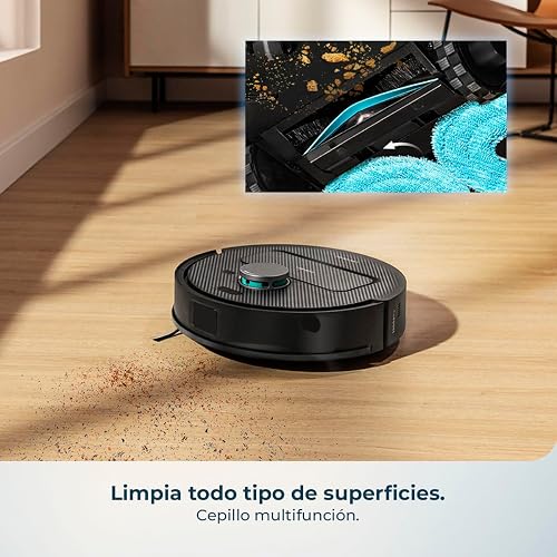 Cecotec Robot Aspirateur et Laveur de Sols avec Base d'Auto-vidage et App Conga X50 X-Treme. Navigation Laser, 15000Pa, Autonomie 240min, Serpillières Élevables, Base avec 3 Réservoirs - 8