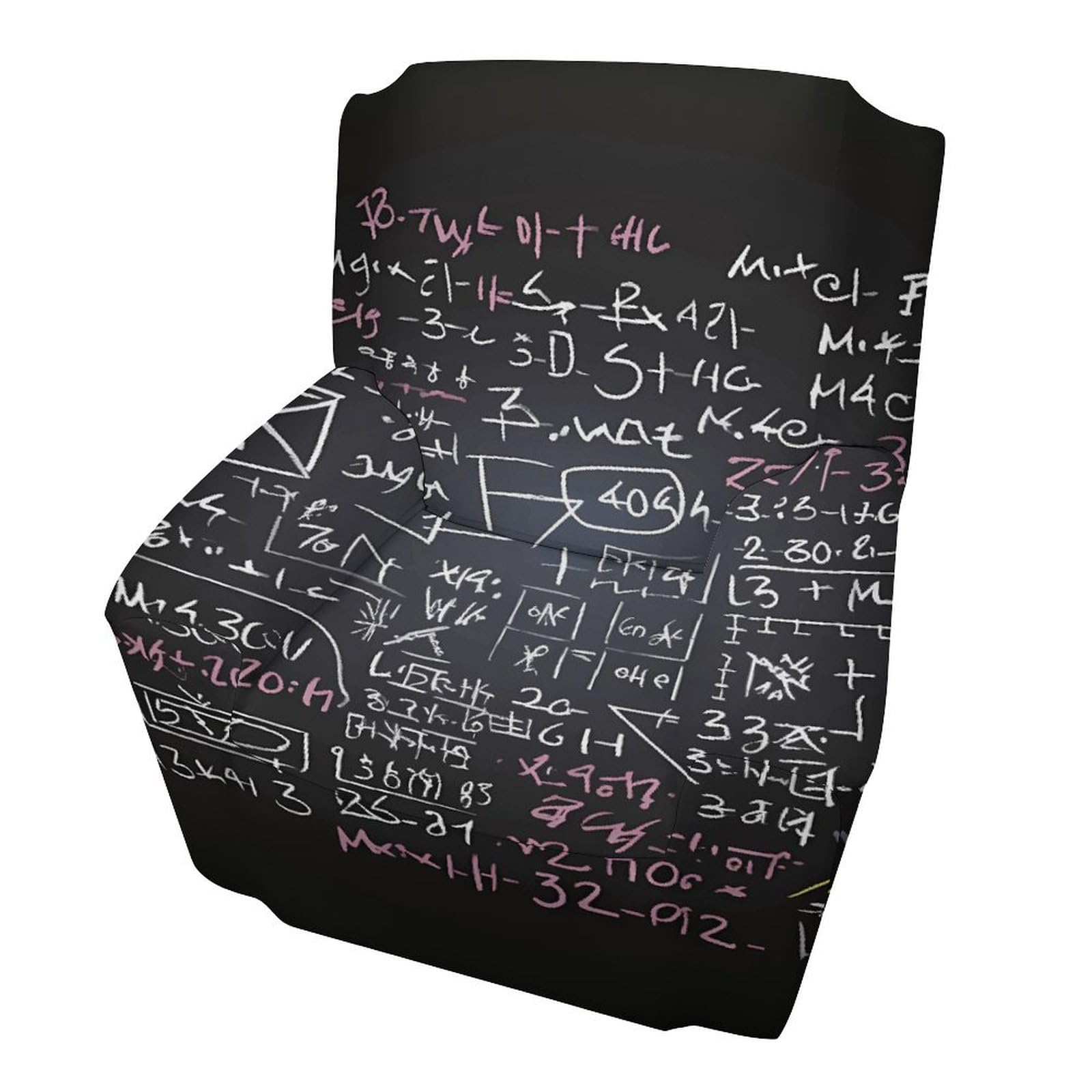 Housse de canapé imprimée avec formule mathématique pour protection de meuble simple