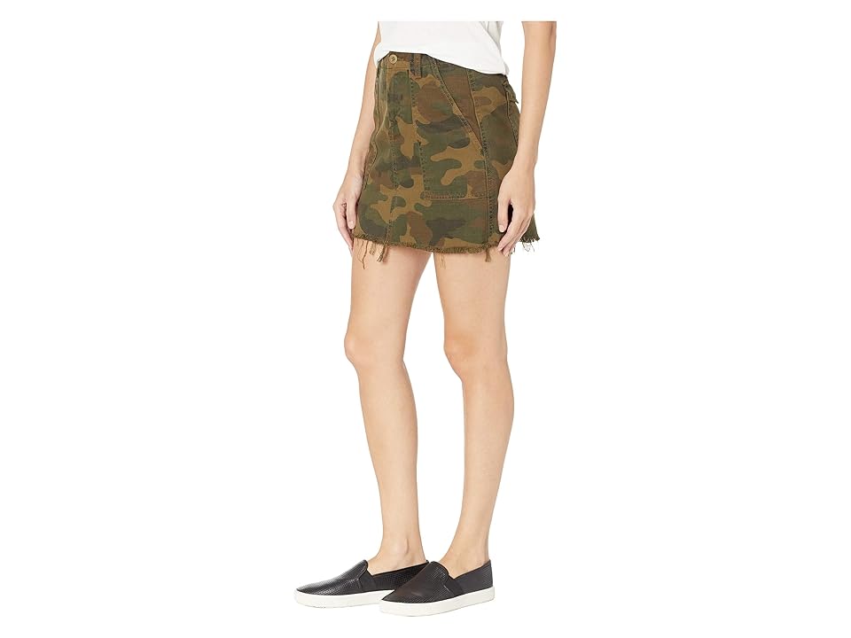 

Blank NYC Camo Mini Skirt in Chain of Command (Chain of Command) Women's Skirt, Brown