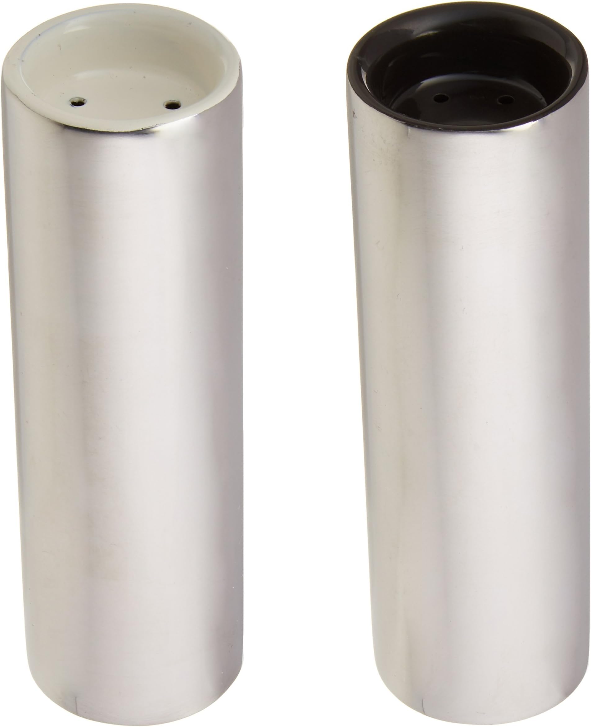 Mod18 Steelworks SM-65 Salt and Pepper Shakers, Polished Stainless