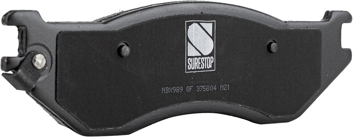 SureStop Brake Pad Set Compatible with Dodge Ram 1500 2002 Front Semi-metallic, Pro-Line Series