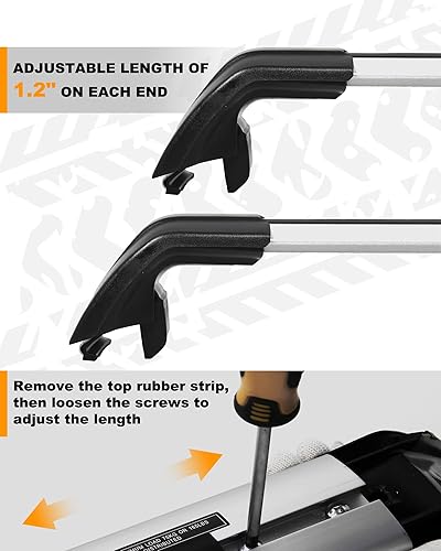 Miniatura 4 de Snailfly Barra transversal para Volvo XC90 2015-2025 Barras transversales portaequipajes con cerradura